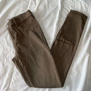 Olive Green Jeggings - 26